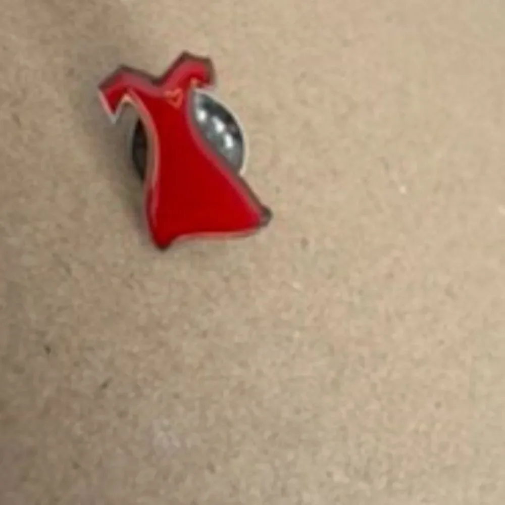 Red Dress Heart Disease awareness enamel lapel pin